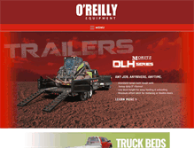 Tablet Screenshot of oreillyequipment.com